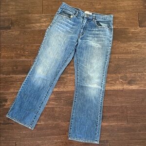 J. Crew Men's Straight Blue Jeans